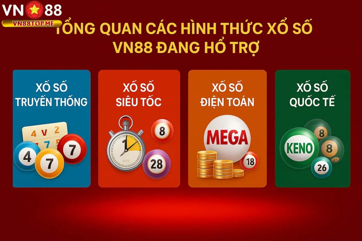 Tổng Quan Các Hình Thức Xổ Số VN88 Đang Hỗ Trợ